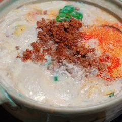 A picture of Spicy Soy Milk Dan Dan Hotpot.