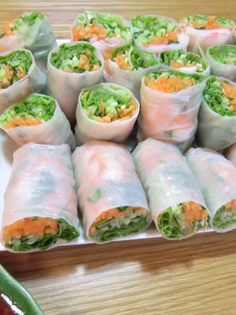 Easy Steps to Make|Recipe} Fresh Spring Rolls with Shrimp, Can Pamper Your Tongue
