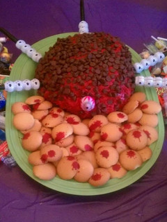 A picture of Blood Ball (Red Velvet Cheese Ball).