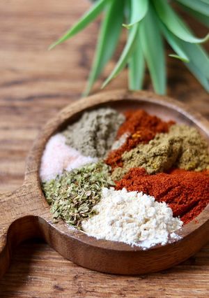 A picture of Homemade Fajitas Seasoning Mix.