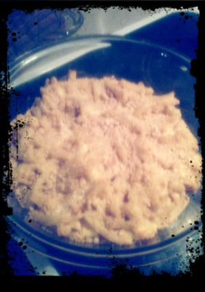 A picture of momma's over the top crab Mac 'n' cheese.