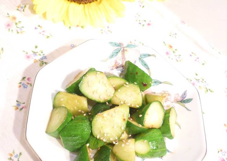 Simple Way to Prepare Perfect Speedy Cucumber Namul