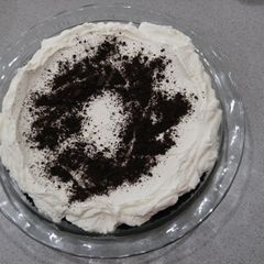 A picture of Old Fashion Chocolate Cream Pie!.