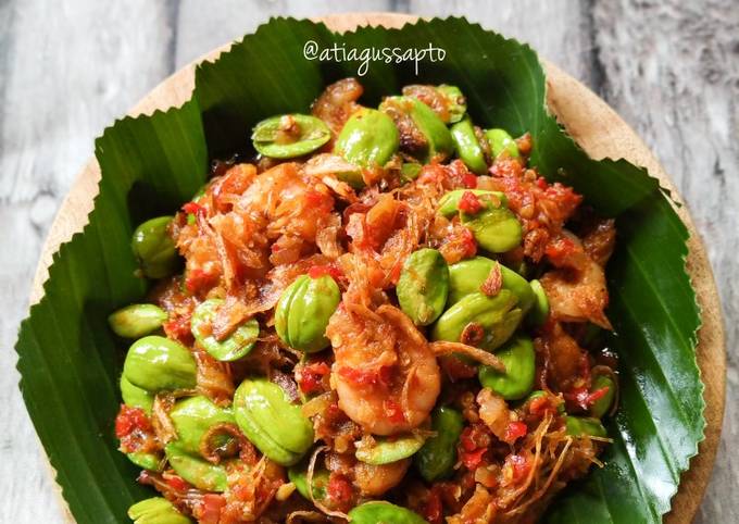 Standar Resep bikin 🦐Sambal Udang Pete🦐(268) sajian Lebaran dijamin spesial