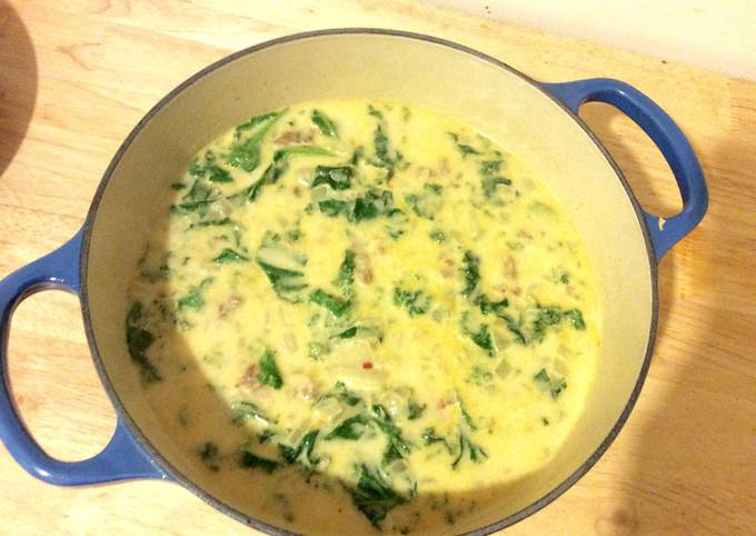 Recipe of Any-night-of-the-week Zuppa Toscana Soup (Olive Garden Soup)