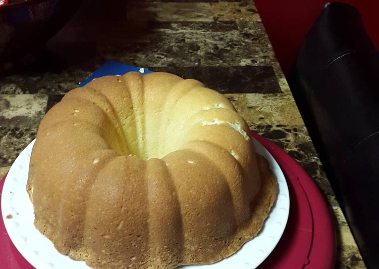 Steps to Prepare Any-night-of-the-week Cream Cheese Pound Cake