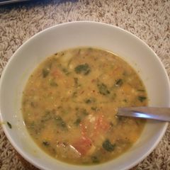A picture of Pulses and barley soup.