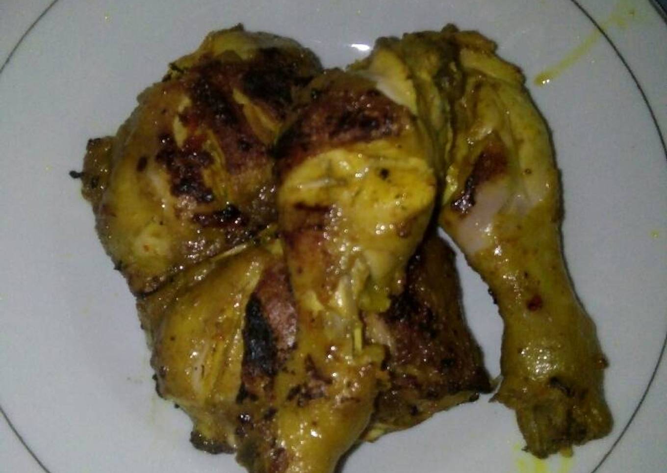Ayam bakar bumbu padang