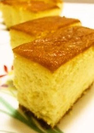 A picture of Moist, Authentic, Quality Homemade Castella Cake.