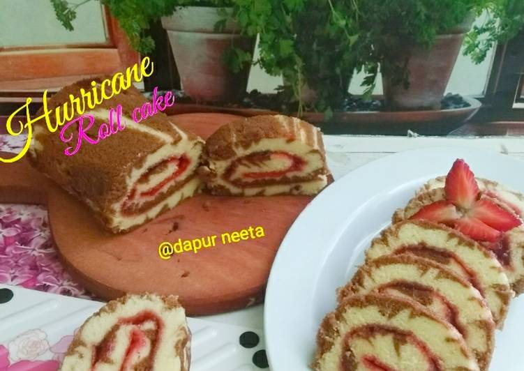 Hurricane Rollcake (Putih telur)