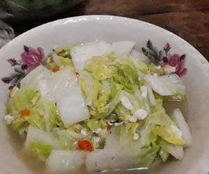 Cara Cepat Tumis Sawi Putih amp Telur Enak Bergizi