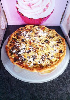 A picture of Alsatian Rhubarb Tart.