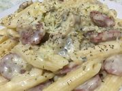 Gambar pasta penne pakai susu