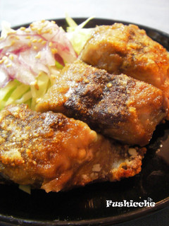A picture of Katsuo no Tatsuta-age (Fried Bonito).