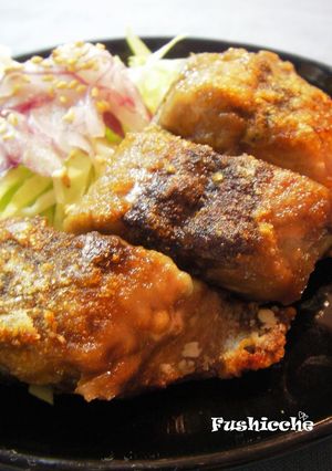 A picture of Katsuo no Tatsuta-age (Fried Bonito).