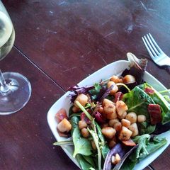 Bacon Cooked Scallop Salad A picture of Bacon Cooked Scallop Salad.