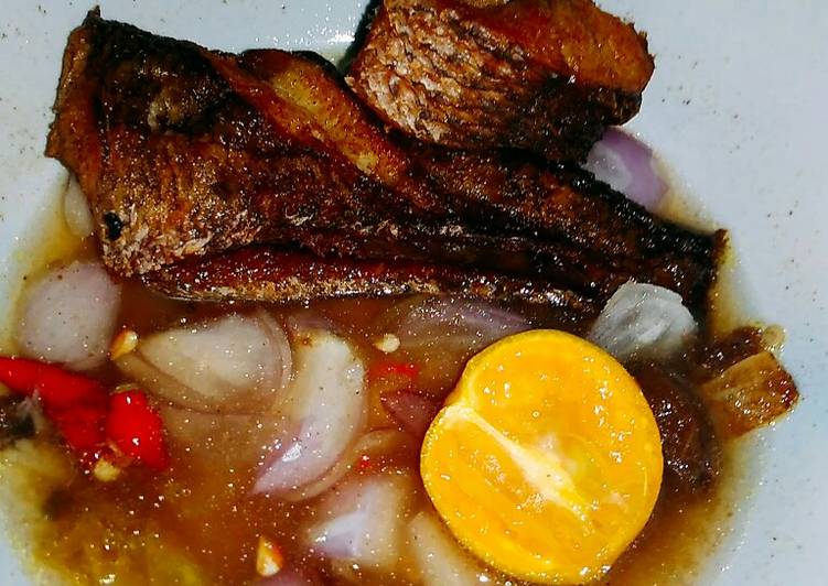 Cara membuat Cacapan bawang + iwak Haruan khas Banjar yang nikmat dan Mudah Dibuat