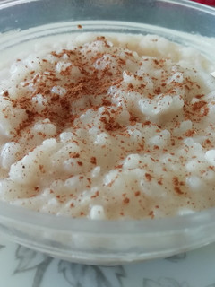Una foto de "Arroz con Leche" vegetal