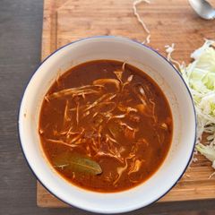 A picture of Salmon Caldo.