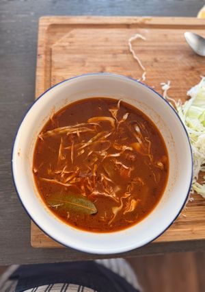 A picture of Salmon Caldo.