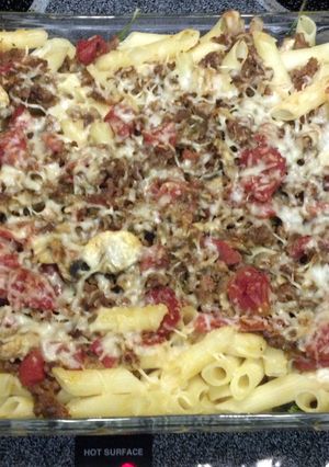 A picture of Cara's Gluten free Baked Penne.