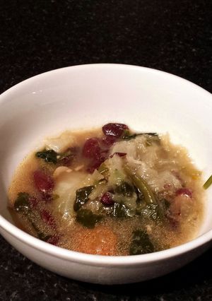 A picture of Leftover Vegetable Soup.