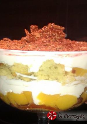 Φωτογραφία της συνταγής Trifle ροδάκινο