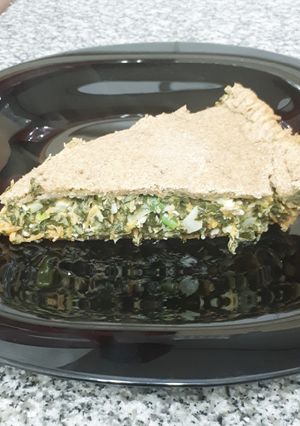 Una foto de Tarta de verduras con harina integral + legumbres