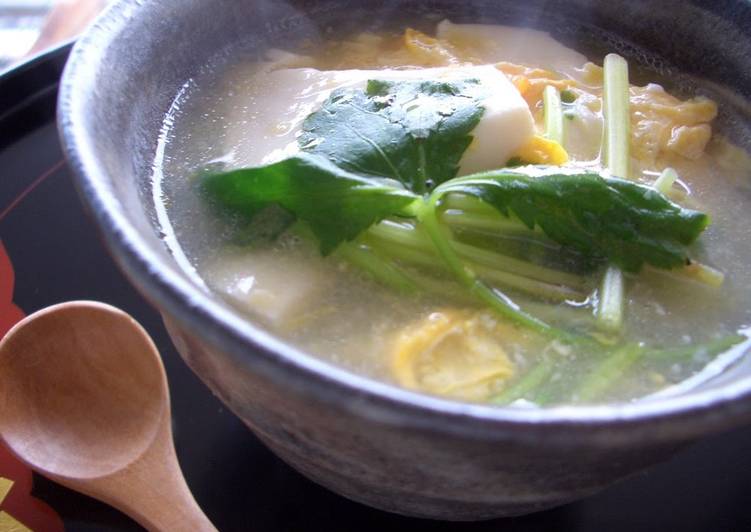 Recipe of Quick Chinese-style Tofu and Pork in Scrambled Egg