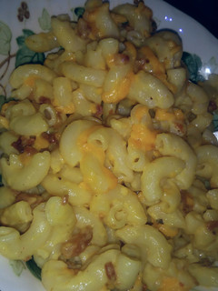 A picture of Pig in the Elbow (Bacon Mac & Cheese).