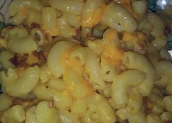 Easiest Way to Make Yummy Pig in the Elbow Bacon Mac  Cheese