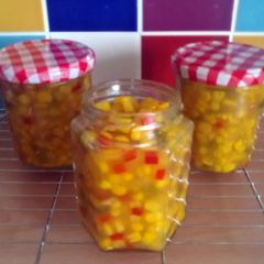 A picture of Vickys Sweetcorn Relish, GF DF EF SF NF.