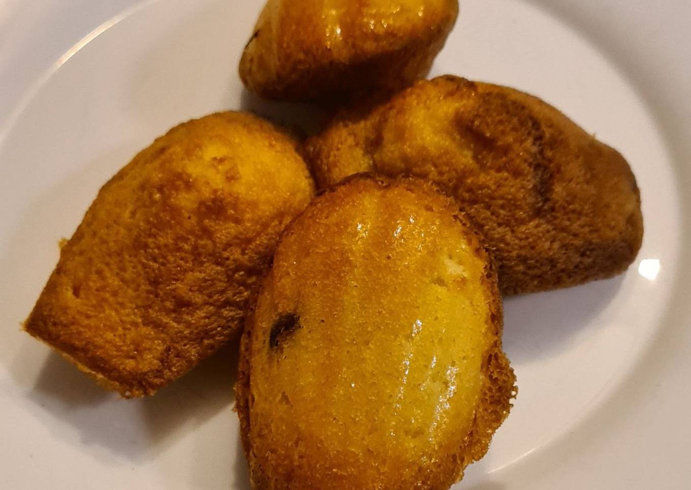 Madeleines aux raisins secs