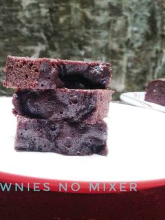 Foto resep Brownies kopi no mixer no oven