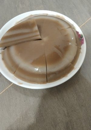 Hình của món Rau câu cafe cốt dừa.