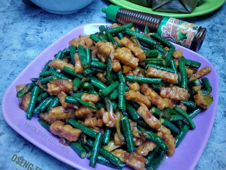 Langkah Mudah untuk Membuat Resep Oseng Tempe Kacang Panjang Bawang Bombai Saus Tiram yang Bisa Manjain Lidah Anti Ribet, Mantap Sekali