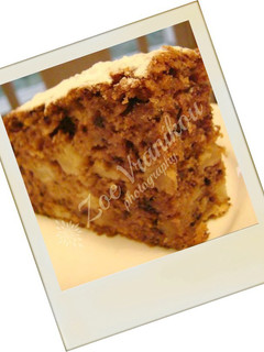 A picture of Easy, Fluffy Apple Cake Without a Mixer.