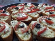 A picture of italian appetizers