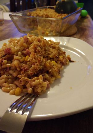 A picture of Mex & Cheese (Mac & Cheese).