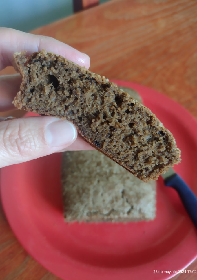 Una foto de Budín de café -Sin azúcar, sin lácteos, sin TACC-