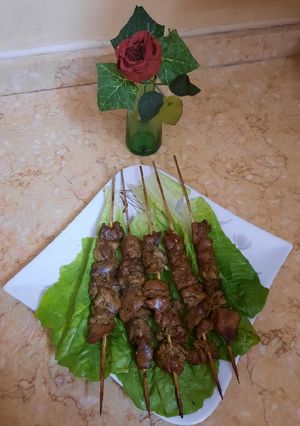 صورة لوصفة كبدة مشوية في الفرن 🍡🍡🍽
