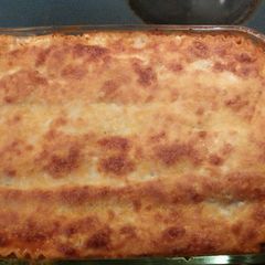 A picture of Kim's Lasagna.