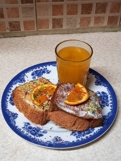 عکسی از دستور کیک پرتقال🥮🍊