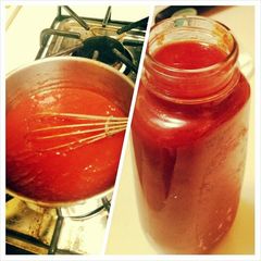 A picture of Homemade Delicious Ketchup.