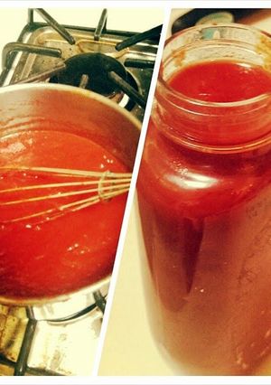 A picture of Homemade Delicious Ketchup.