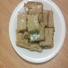A picture of Peanut butter cinnamon brownies.