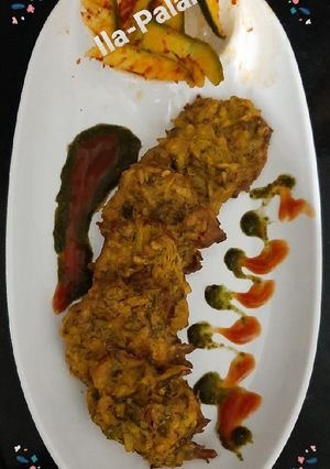 A picture of Methi Mango Baked Pakode.