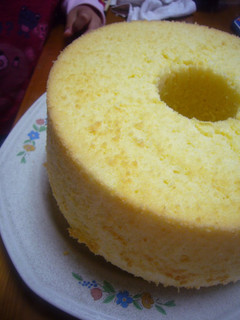 A picture of Oil-free Tofu Chiffon Cake.