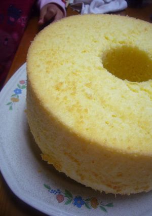 A picture of Oil-free Tofu Chiffon Cake.