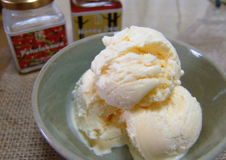 Simple Way to Make Perfect Honey Ice Cream